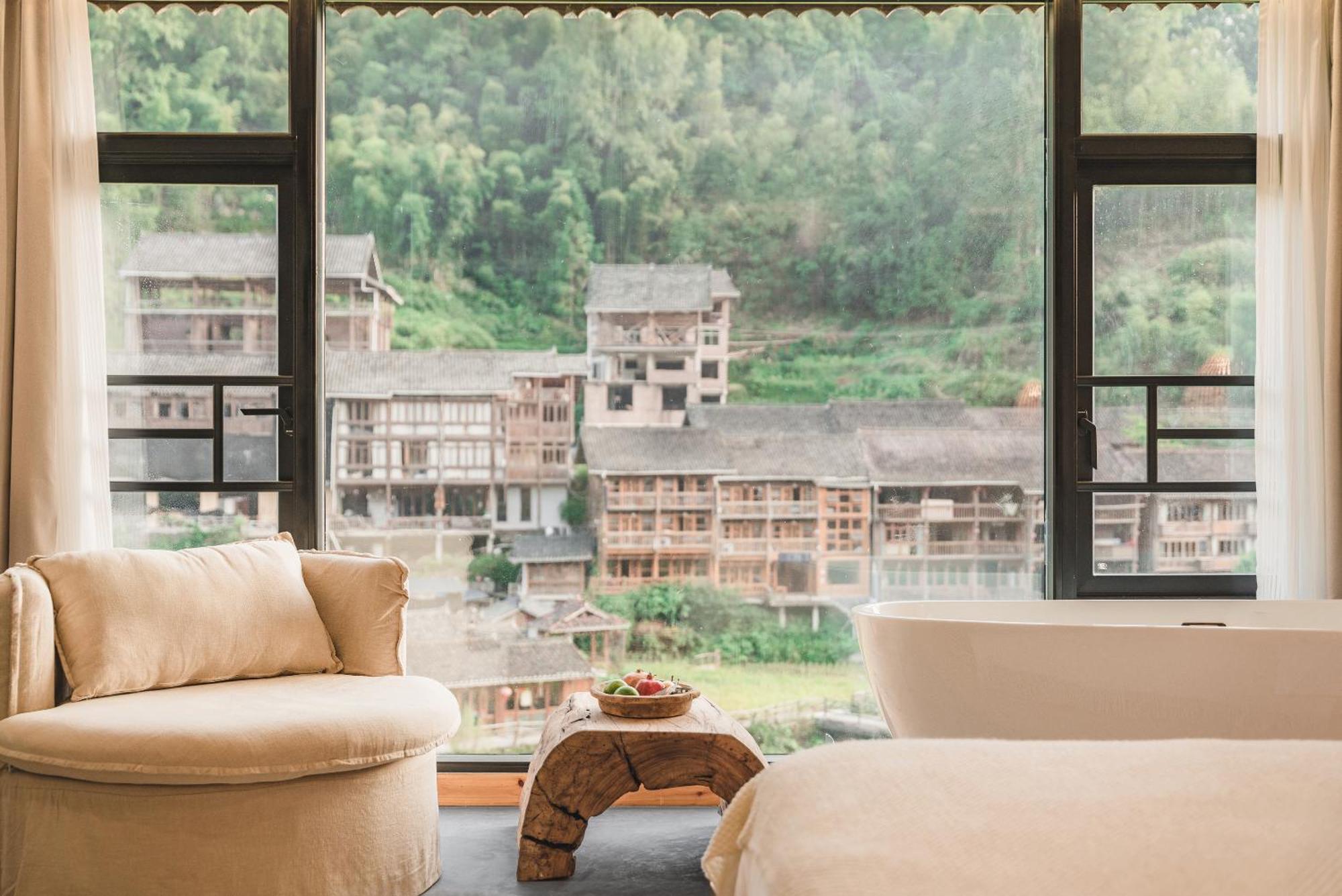 肇兴溪舍山堂 Creekside Inn 黎平 エクステリア 写真